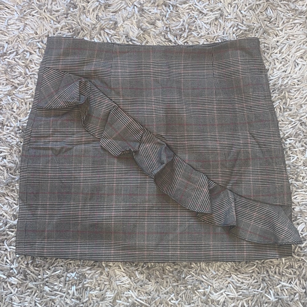 Cece plaid skirt size 14